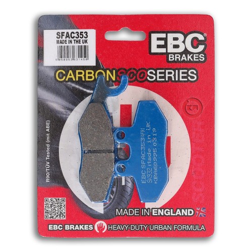 Brake pads front ebc carbon - front,