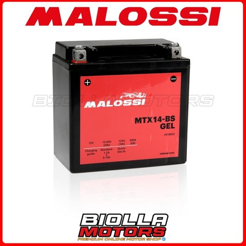 Mtx14 battery malossi - battery, gel