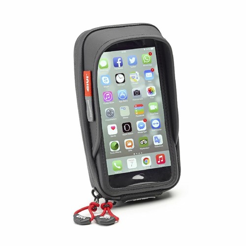 Givi smartphone holder - smartphone, on